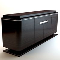 Zebrano cabinet3d model