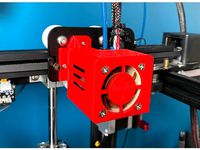 Ender 5 Fan Shroud for 4020 Fan by Polacoloco