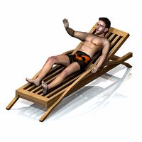 Beach Boy Rigged3d model