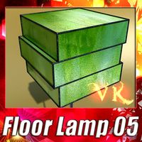 Modern Floor Lamp 05 - Encaixe3d model