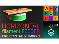 Horizontal Filament Feeder for Printer Chamber by theveel_com