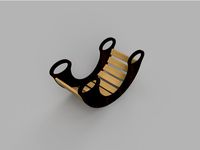 Rocking chair for children by rzeszot