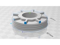 AOSafety Threaded to 3M Bayonet Adapter by EricStephenKennedy