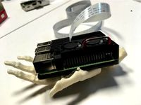 Halloween Raspberry holder for aluminum case with dual fan  by budvar