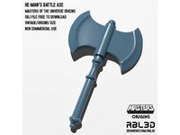 He-man Battle Axe origins weapon by RBL3D