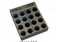 18650 8x8 Organizer Voll/Leer by DampfLuke