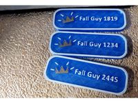 Fall Guys Name Tag by icyricecakes
