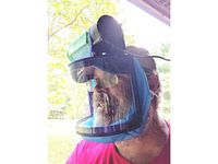 Happy Face Powered Face Mask by jpickens