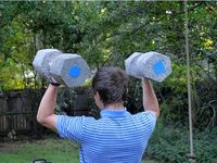 Customizable hexagonal dumbbell molds by arpruss