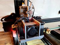 Micro Swiss CR10 Direct Extruder Dual Fan Shroud W/ BL Touch by Grav-One