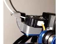Bluer filament guide and support limit switch by Obscurmti