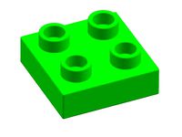 Duplo, Brick 2x2, Short by J-Dharma