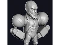 One Piece - Franky (Post-Timeskip) Bobblehead by ToastyShotgun