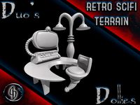 Retro Scifi Terrain Pack by SolitaryDuo