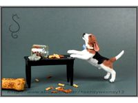 Dollhouse Miniature Dog Treat Jar & Biscuit cutter by Tinasthingiverse