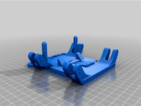 wraith or bomber skid with on skid 3s 1500mah battery mount. one is for double trailing arm by MotorforwardRC
