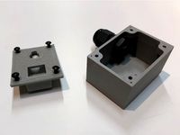 GPS Module Enclosure with Window Mount by DamianB2