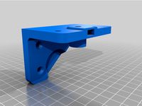 Bowden Bracket for Gregs/Wades Extruders with M6 Nuts by Makoto_Doushite