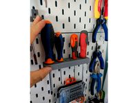 Screwdriver support for Ikea Skadis pegboard by davidpoza