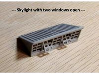 N Scale -- Rooftop Skylights by Sumner