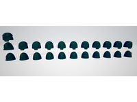 ALL DARK ANGELS SUCCESSORS SHOULDER PADS (Perfect for Deathwatch) by Hyfryd