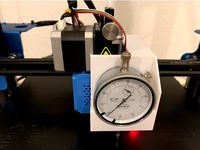 Creality CR10 V3 Dial Indicator Holder (for Steinle Indicator) by rstcologne