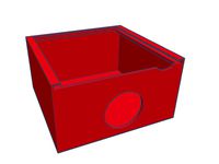 Humid Hide Box For Leopard Geckos by SilerVanguard