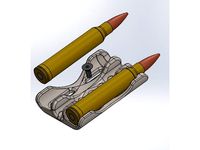 .300 Weatherby Mag extra cartridge holder (2 shells) by PSomeone