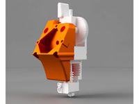 Mosquito Hotend Mount For Stock Titan Extruder on Artillery Sidewinder X1 by blinkybill
