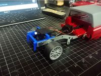 WPL C24 lowrider servo and body mount by skr00zloose