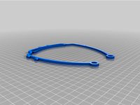 3dverkstan face shield optimized for faster print speed by Cameron15