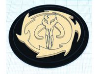 Mandalorian Modular Logo Insert by rkxone