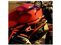 This is a lock holder for disc brake locks / porte antivol de disque for Ducati Monster 797 2019 by vcch75