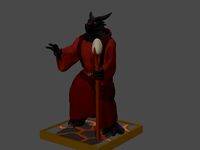 Dragon Warlock Wizard Sorcerer Magician by Plattner