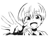 Hana Uzaki stencil by Longquang