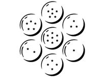 Dragonballs stencil by Longquang