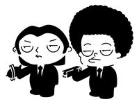 Stewie and Rolo stencil by Longquang