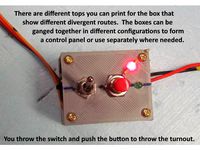 Switch Box for Turnout Control With Different Tops.. by Sumner