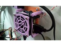 Soporte ventilador 60x60 Raspberry - OrangePI - Arduino by latriplec
