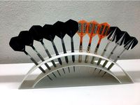 darts stand for 4 sets of darts by blatti71