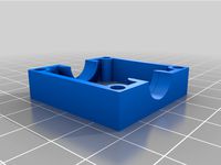 Hotend mount for Ultimaker 2 with endstop by mermaidz86
