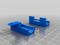 Anycubic Chiron ultimate Heatbed cable holder by ravenswing