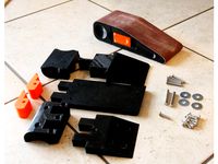 Belt sanding block L (75 x 457mm belt) with eccentric quick release by mageb