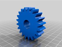 servo spur gear by wakeupgomez
