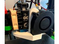 E3D Hemera Circular Part Cooling Fan Shroud by Kosojo