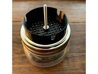 Mason Jar Debowler using Screw and Nut by UrbanHydroculture
