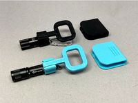 Mouthpiece for EDC Flashlights ( with Cover ) by CyberCyclist