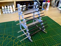 Brush holder with anti fall by Ray13009