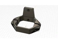 Prusa i3 MK8 Extruder Mount Two-Part for Resin or Brittle Filament by LittleAnimal