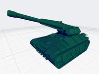 Mecha "Heavy Crossbow" Self-Propelled Artillery Tank by kevinrpeters